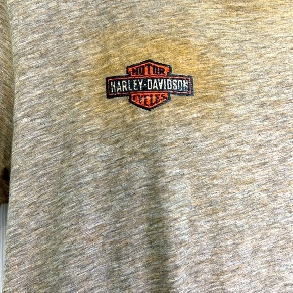 Harley Davidson - Milwaukee WIS Embroidered Logo Sweet Fade T Shirt Size XL - Picture 3 of 9